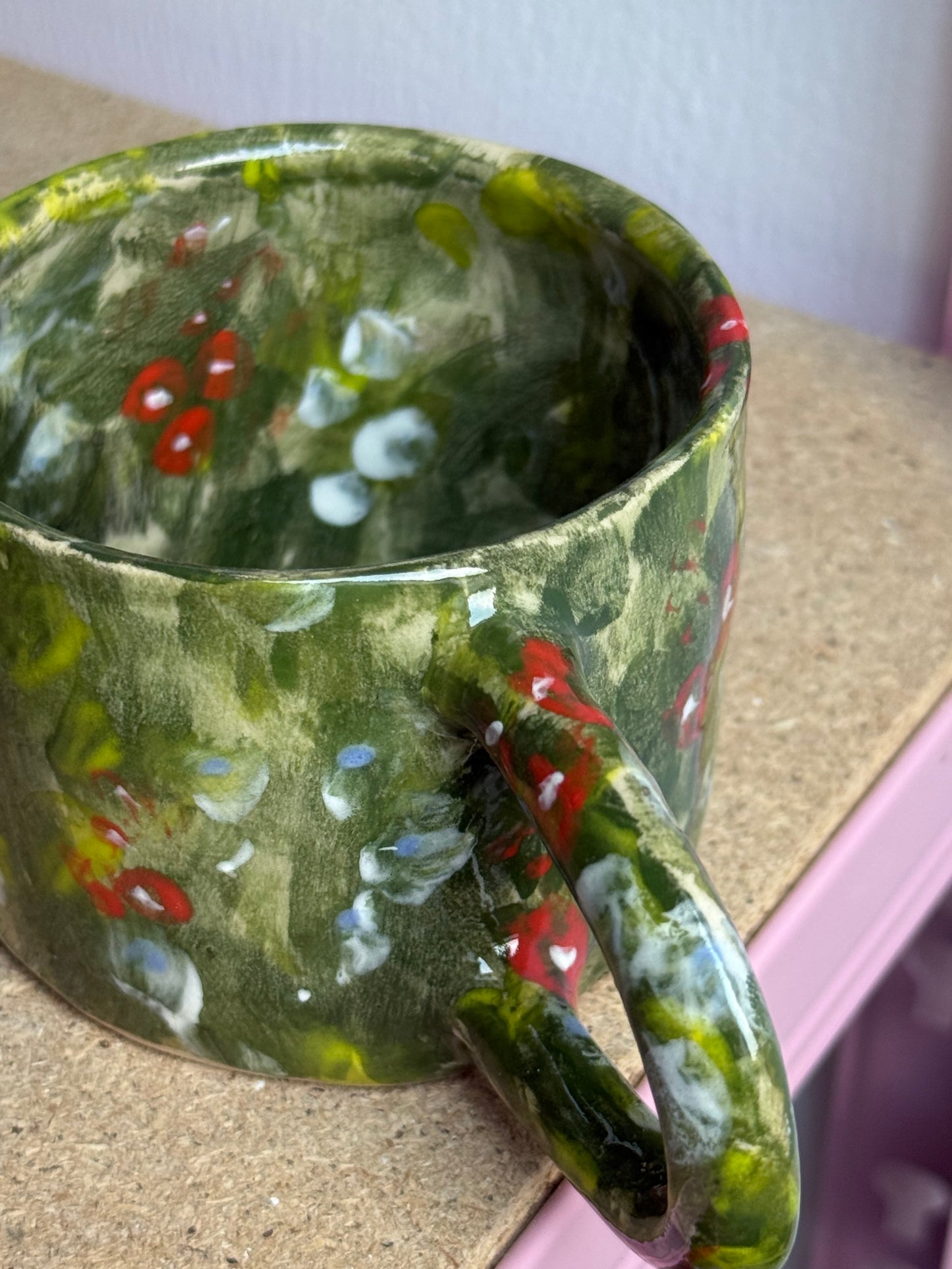 Kubek zielona łąka