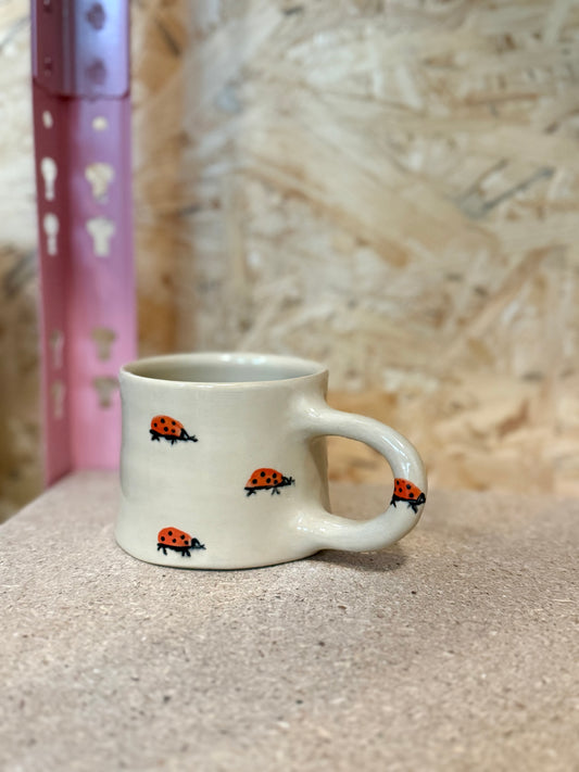 Kubek w biedroneczki