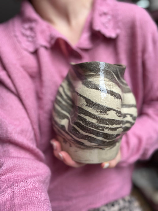 Duży wazon zebra