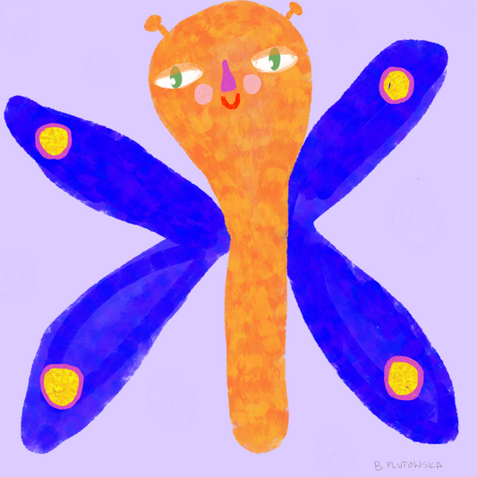 Pewny siebie motyl